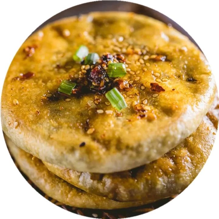 半斤面粉加點(diǎn)兒梅干菜，做出來的燒餅香得冒油，酥得掉渣！