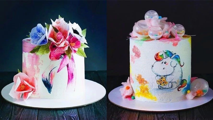 蛋糕裝飾+藝術繪畫=？ 款彩繪蛋糕告訴你答案…