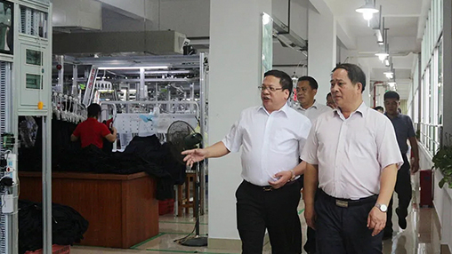 梧州市委書記全桂壽蒞臨百裕集團調(diào)研指導(dǎo)